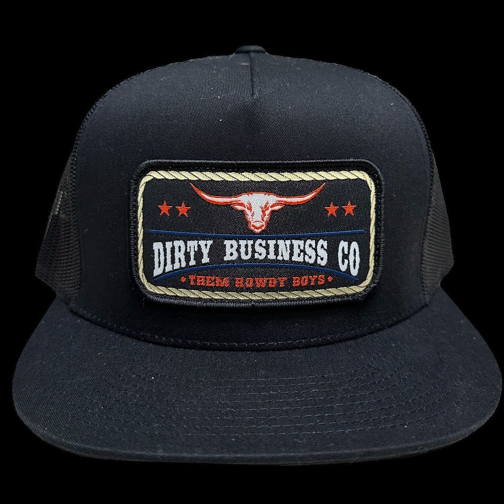 Stockyard Hat - Black Mesh Trucker